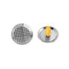 Indicatore tattile piramidale antiscivolo con diamante in acciaio inossidabile perno per pavimentazione RY-DS107