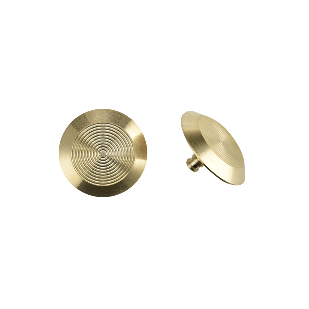 Brass Tactile Walking Surface Indicators Studs Dots for Paving And Anti-slip RY-DB201