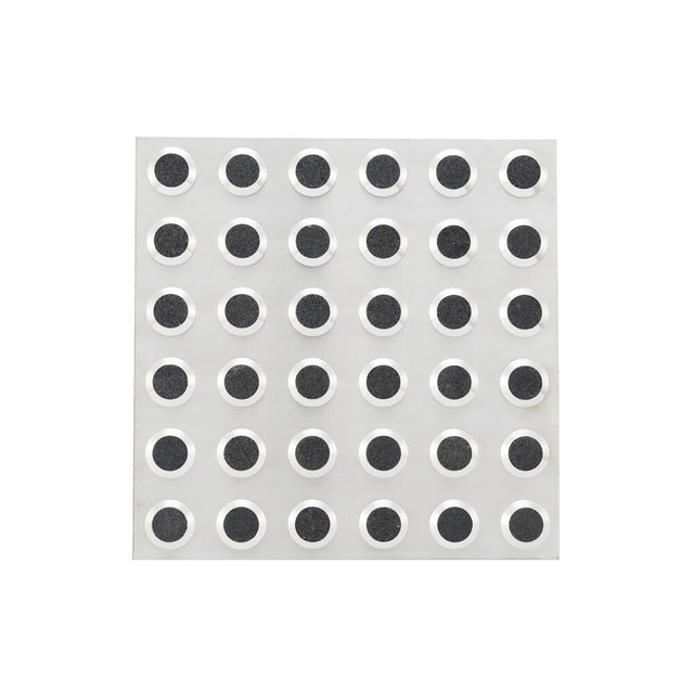 Zanglamaydigan po'latdan yasalgan taktil plitkalar 300✖300mm RY-BS101 sirpanishga qarshi plastinka