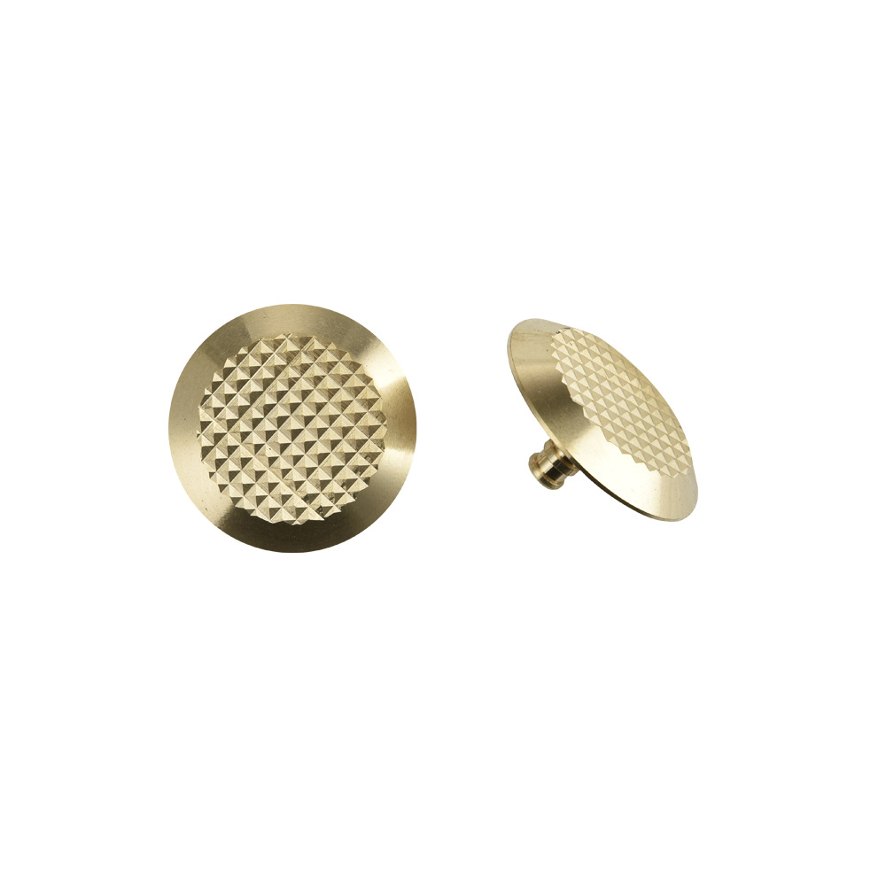 Brass Diamond Tactile Walking Surface Indicators Studs Domes for Blinds RY-DB203