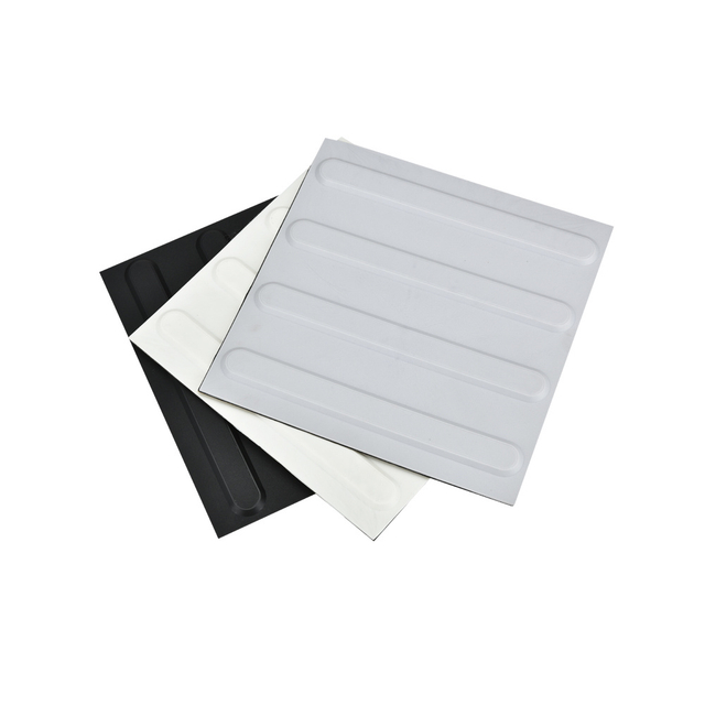 Indicatore tattile direzionale in PVC PU in plastica poliuretanica Tappetini per piastrelle Piastra antiscivolo per antiscivolo RY-BP502